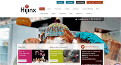 Desktop Screenshot of hijinx.org.uk
